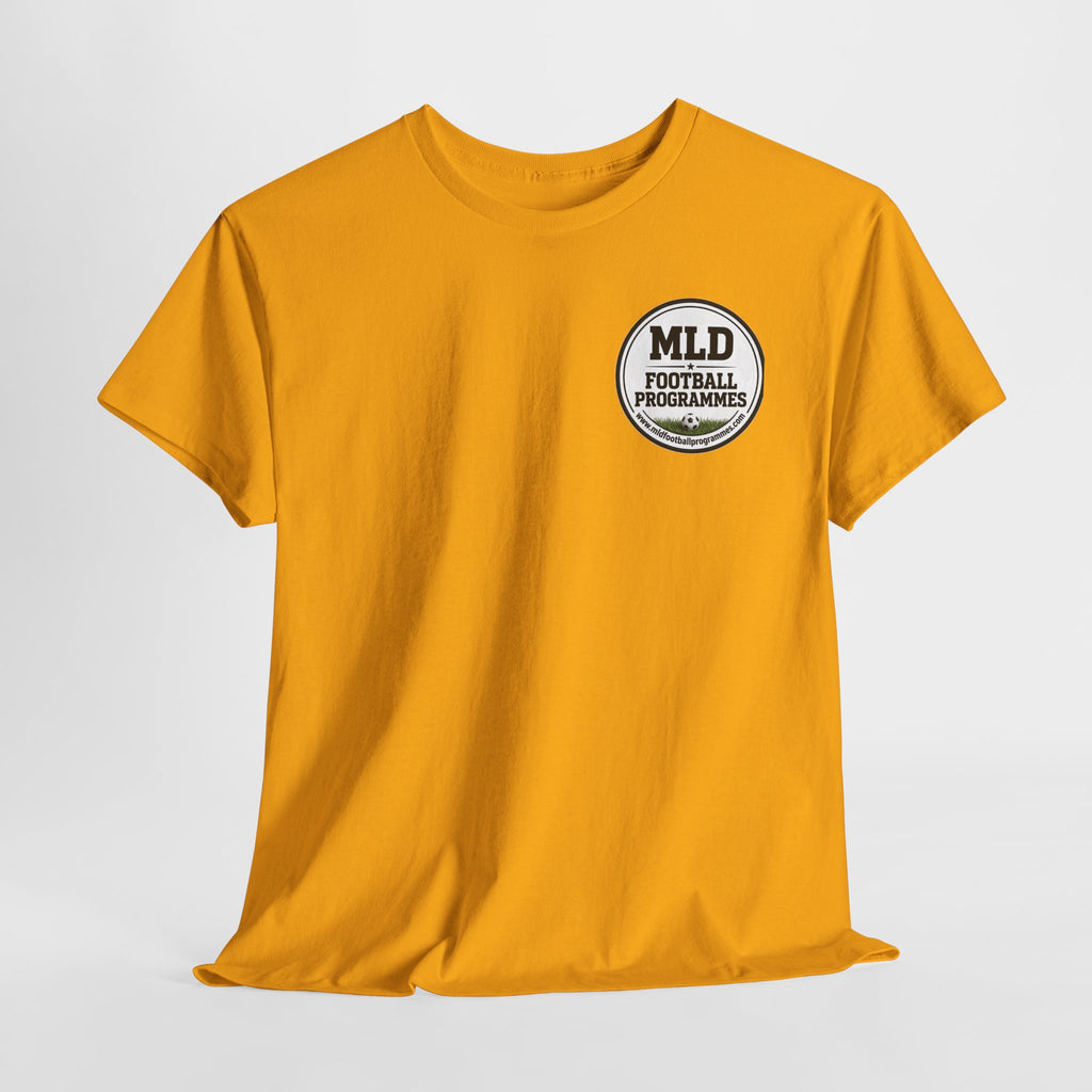 MLD Football Programmes Tee - Retro Logo Chest T-Shirt