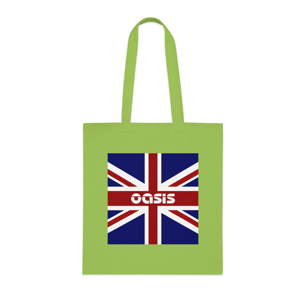 Union Jack Oasis Tote Bag — British Flag Cotton Shopper