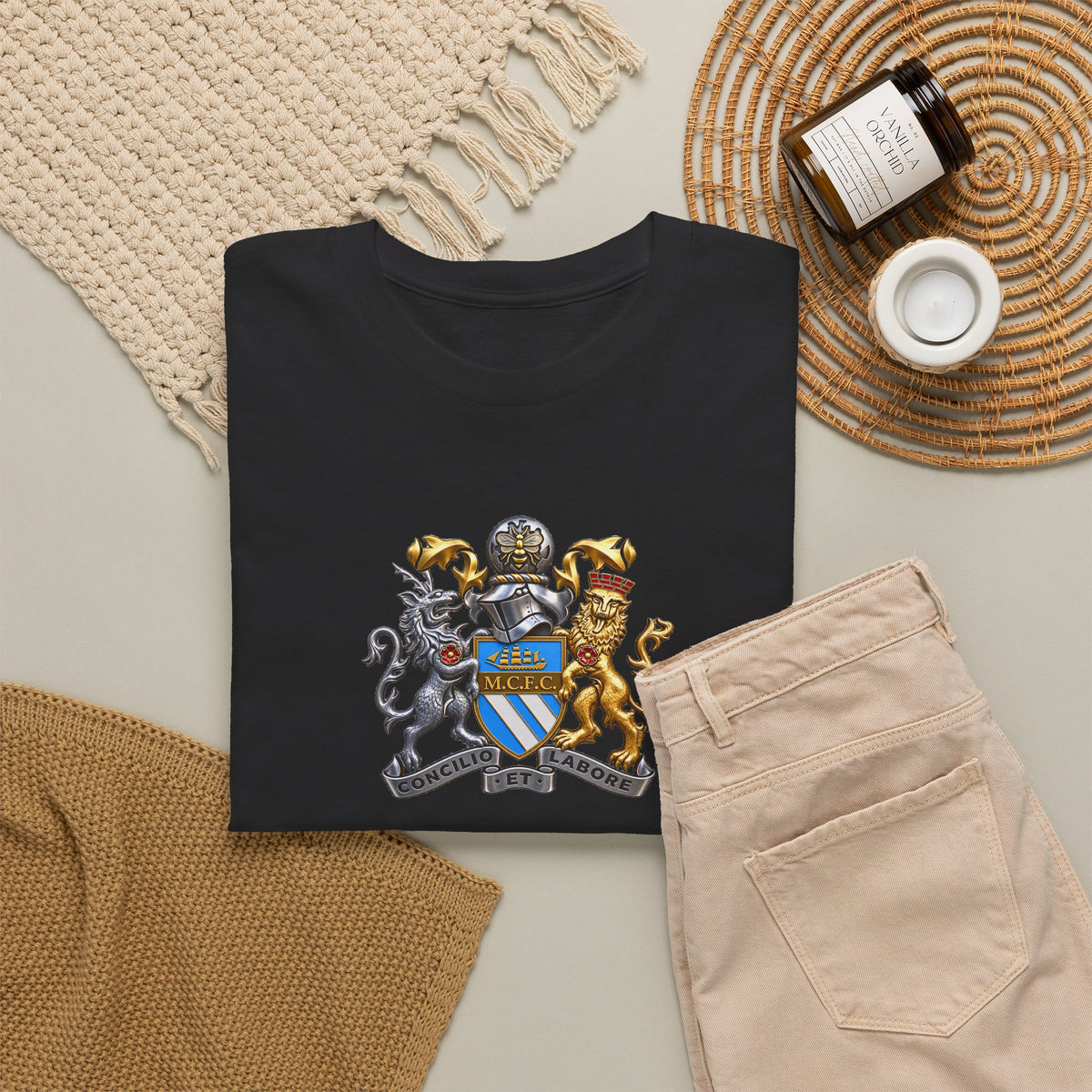 Manchester City Coat of Arms Unisex Heavy Cotton Tee