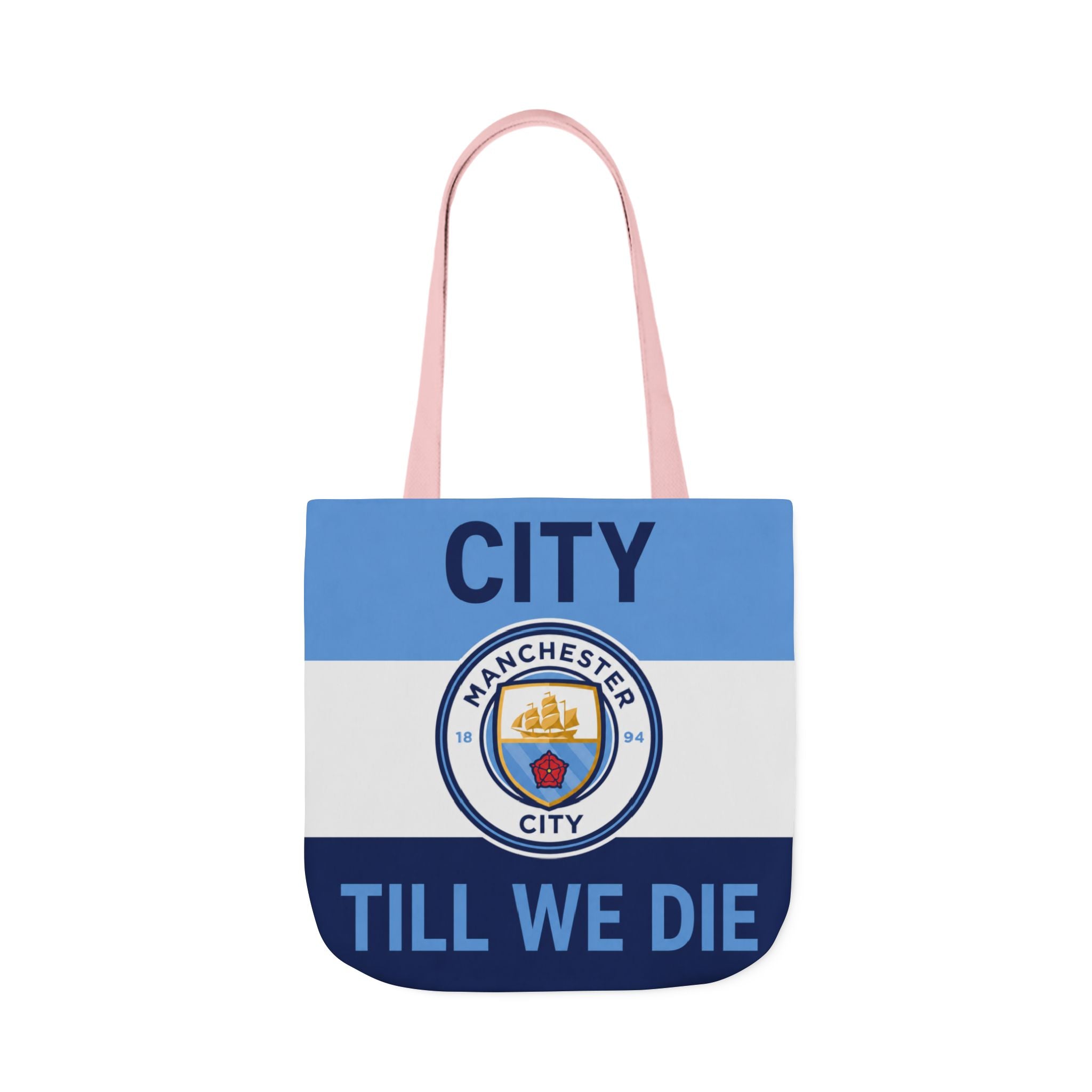 City Till We Die Unofficial Canvas Tote Bag — Manchester Football Fan Bag