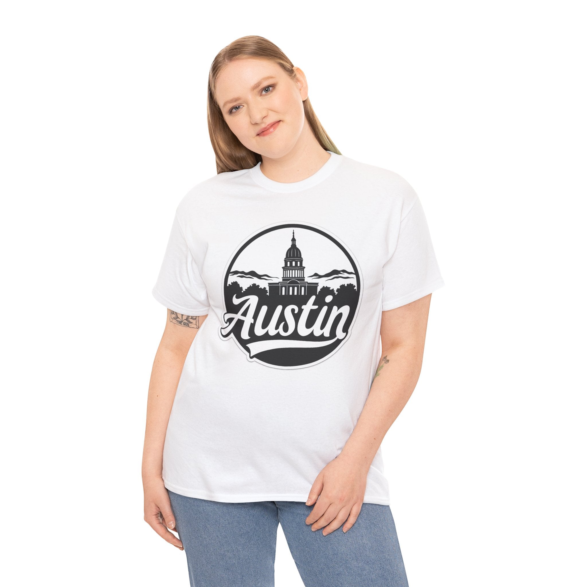 Austin Capitol Graphic Cotton T-Shirt / Tee