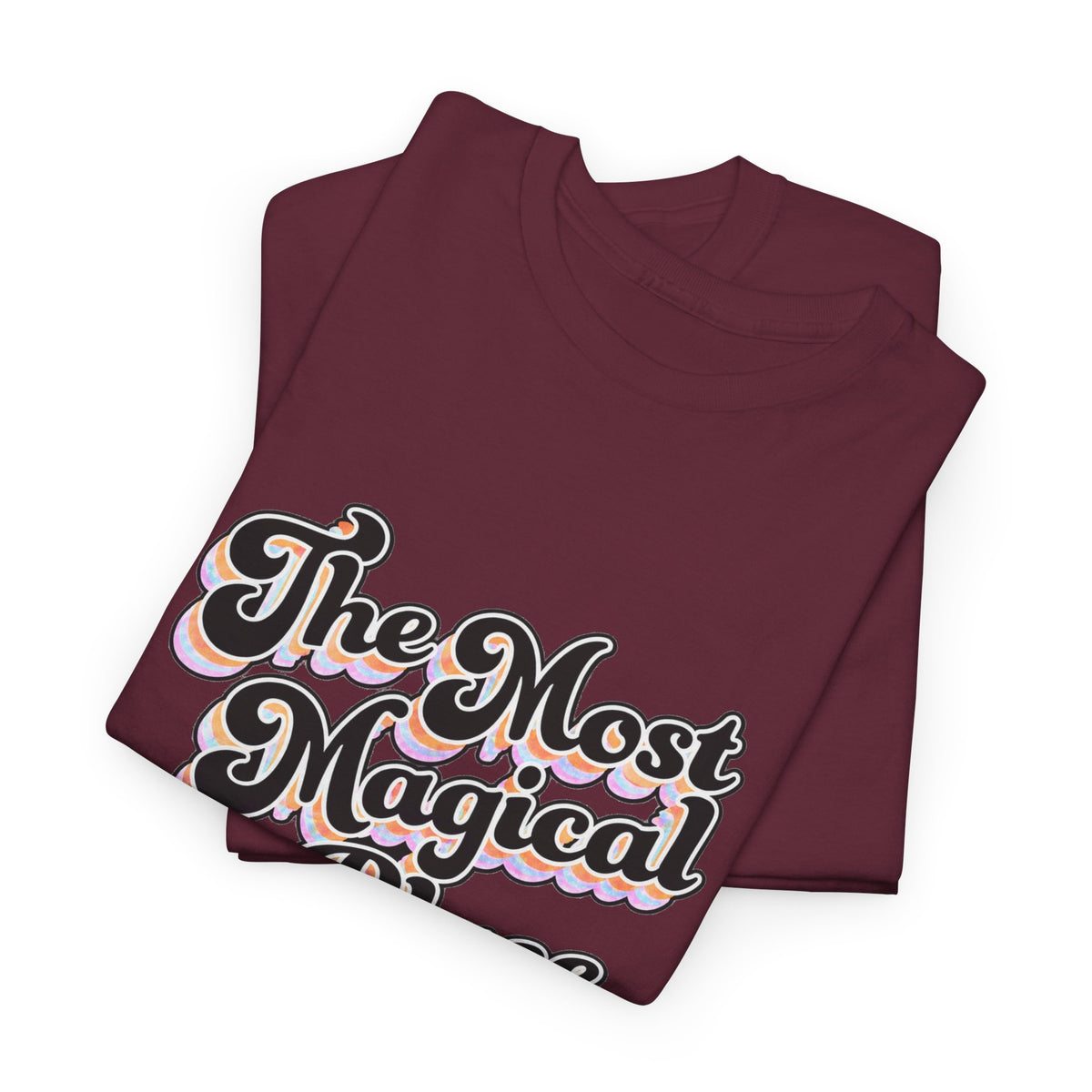 Most magical place in earth Disney inspired Unisex Heavy Cotton Tee