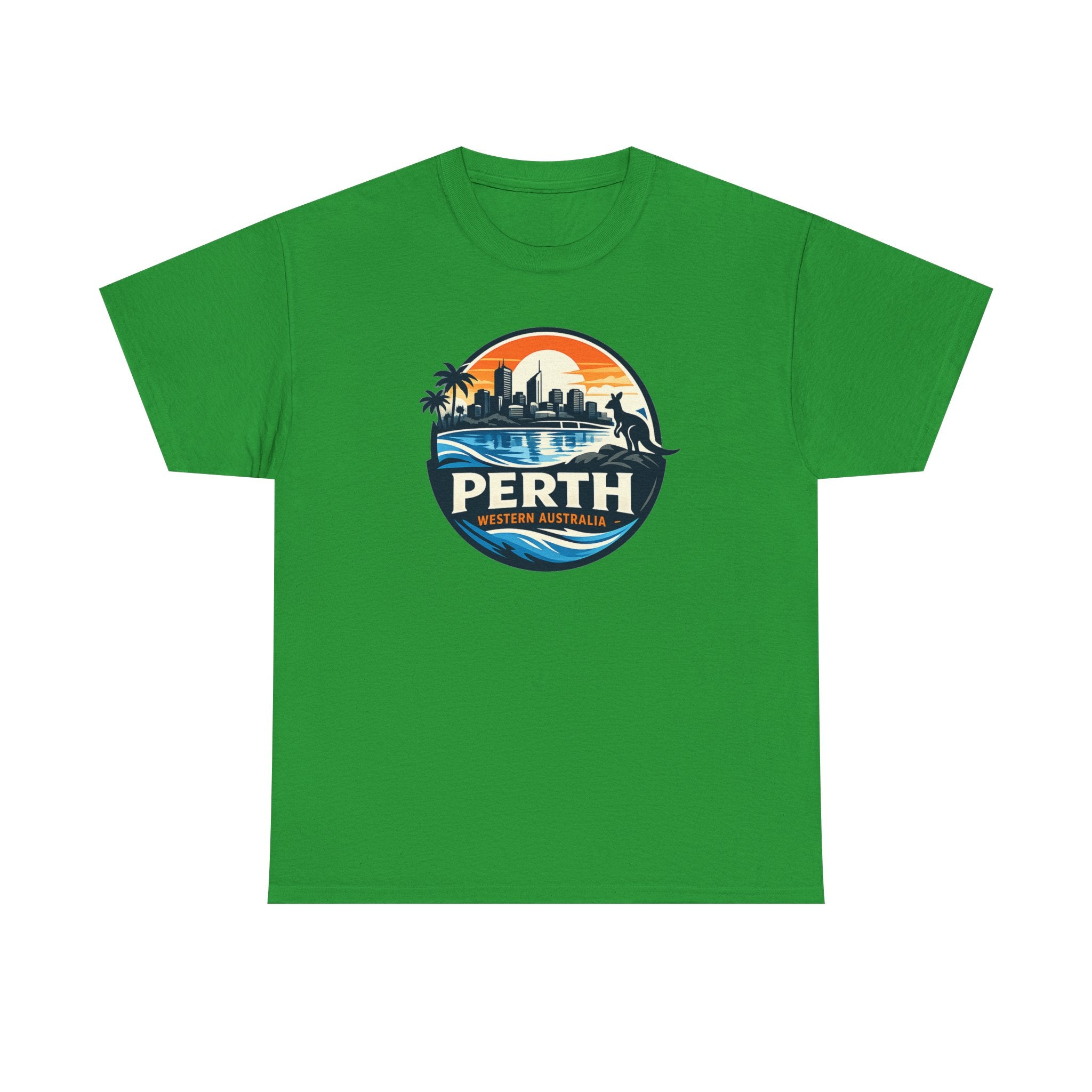 Perth Sunset Graphic Tee — Western Australia Beach Skyline T-Shirt