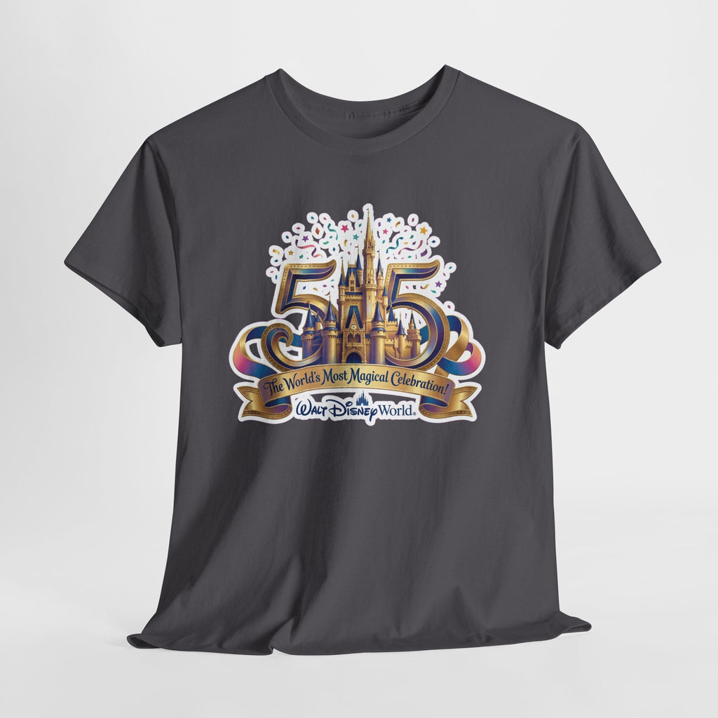 Disney World 50th Anniversary Castle Tee — 'The World's Most Magical Celebration' Souvenir T-Shirt