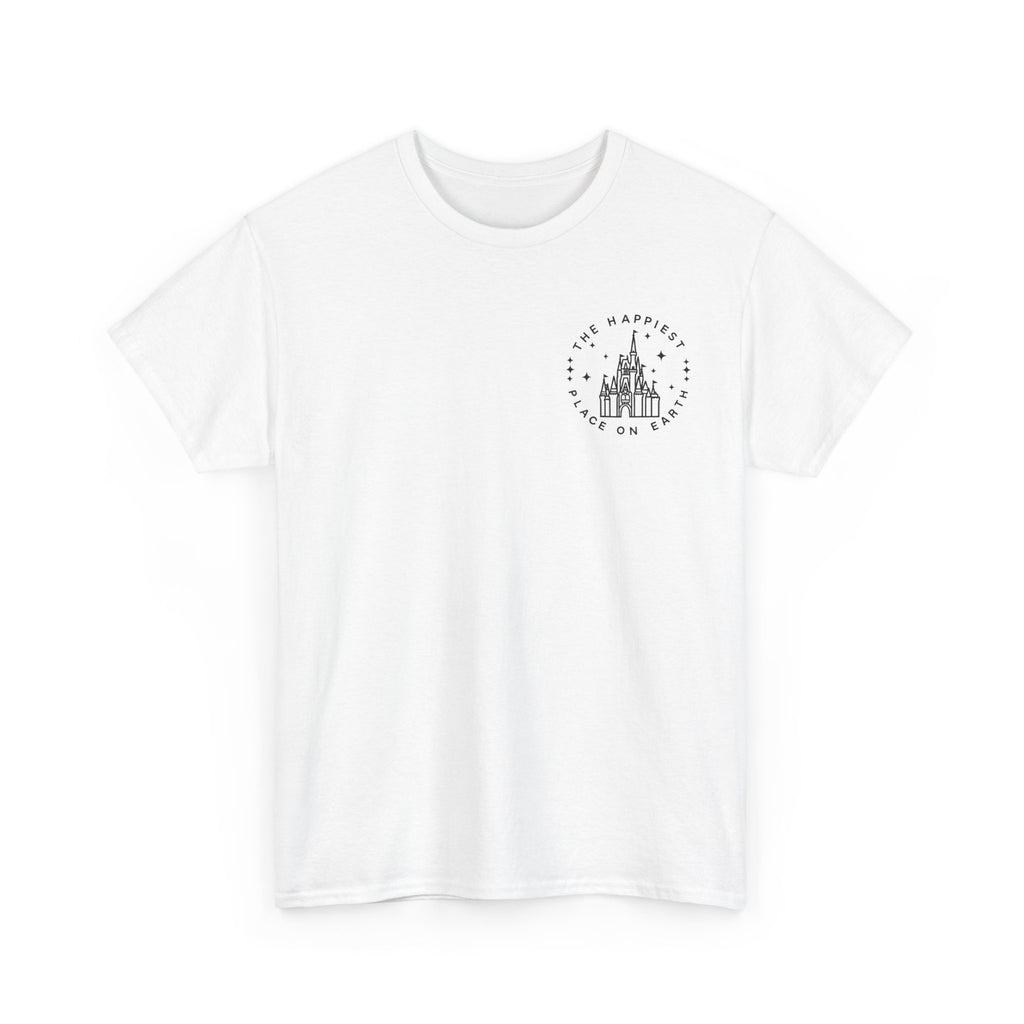 The Happiest Place on Earth Castle Graphic Cotton T-Shirt