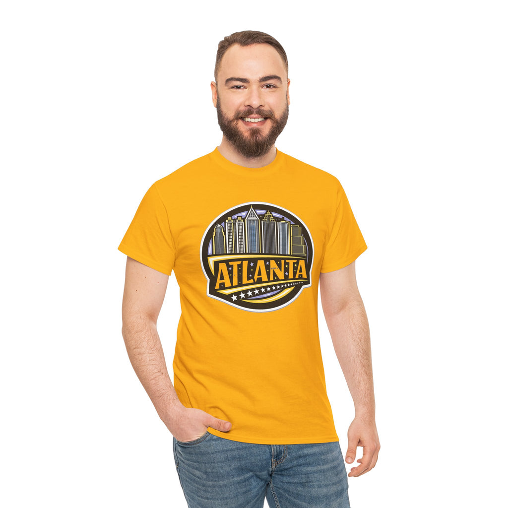 Atlanta Skyline Tee — Vintage City Badge Graphic T-Shirt