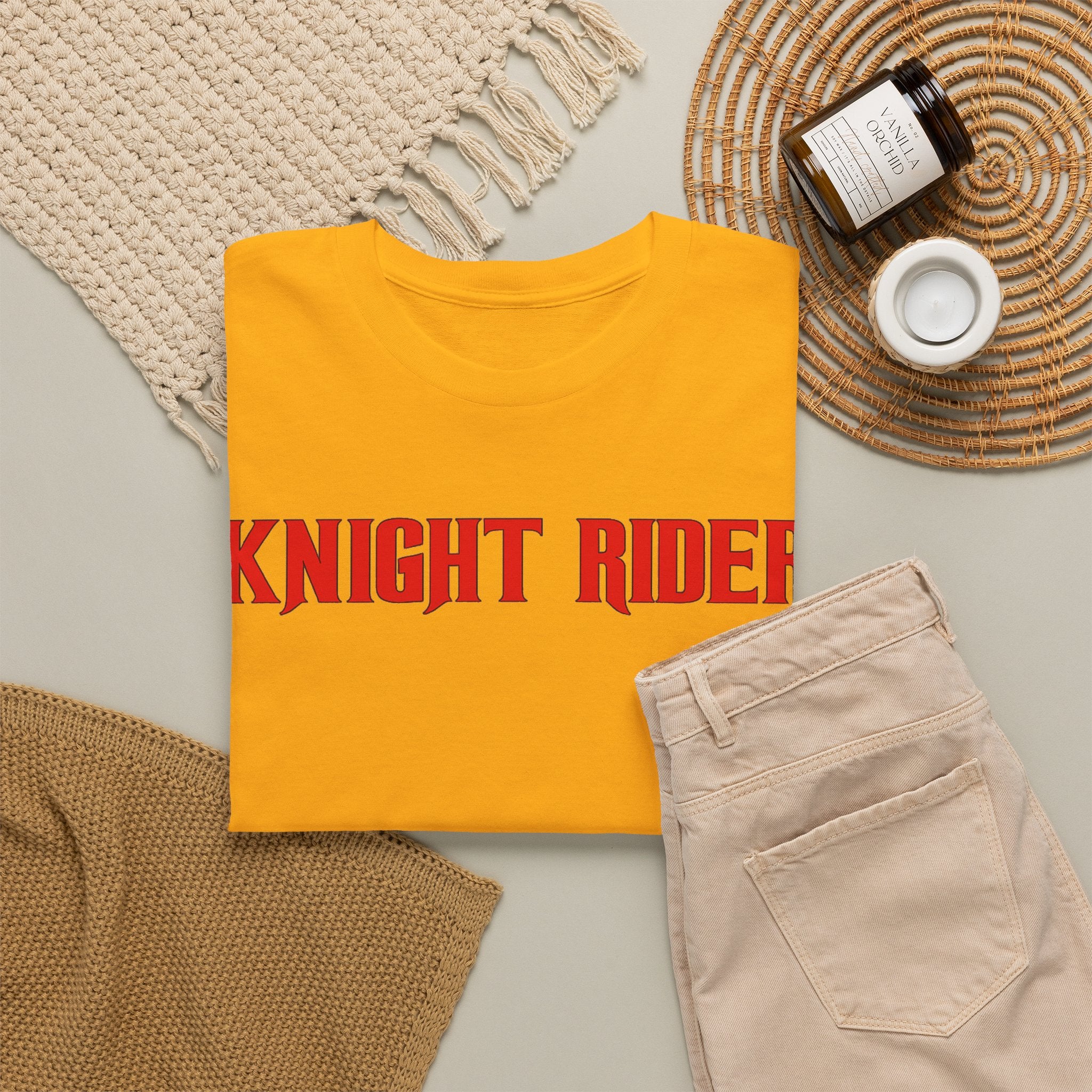 Knight Rider Tee — Retro TV Car Graphic T-Shirt