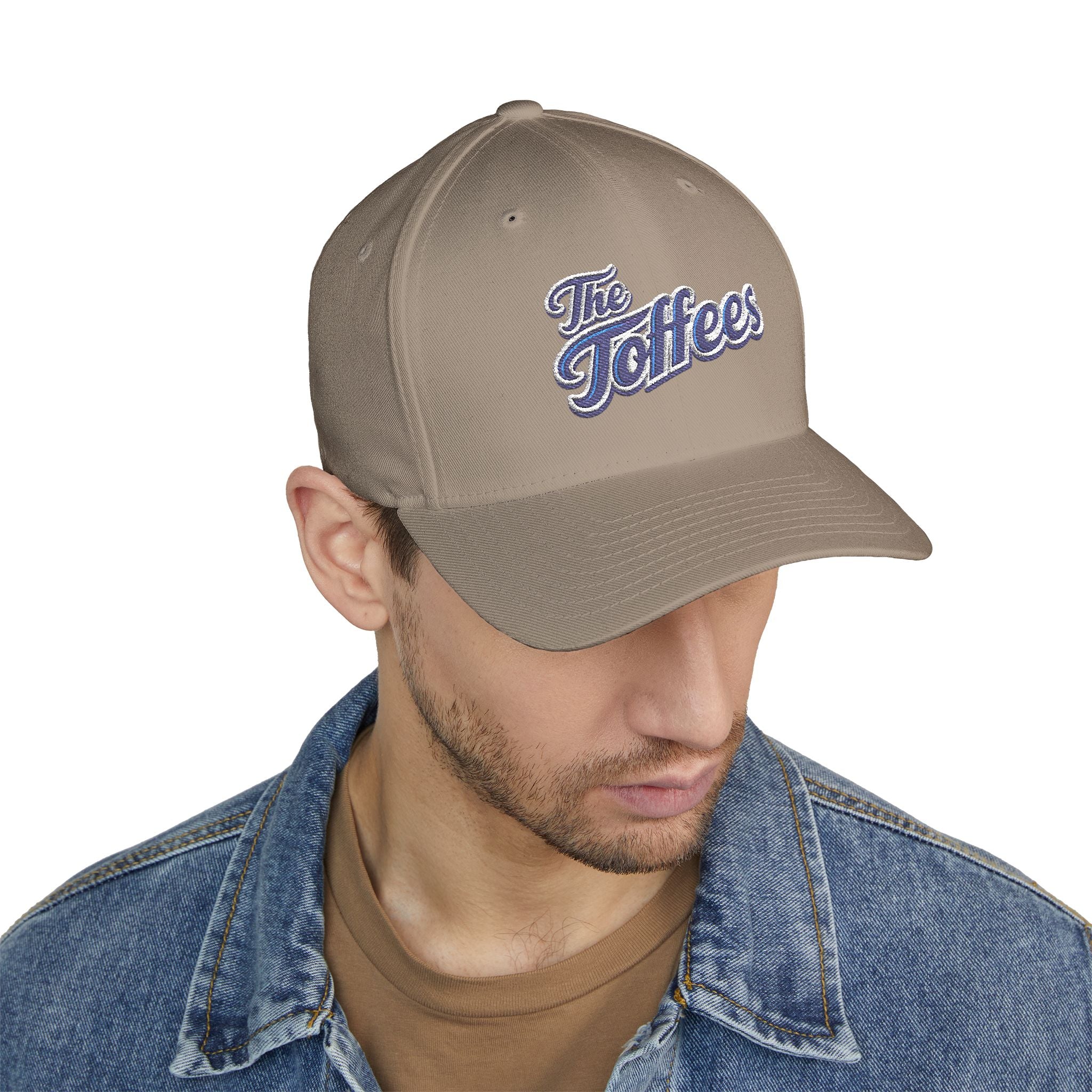 Embroidered 'The Toffees' Baseball Cap - Classic White Team Hat