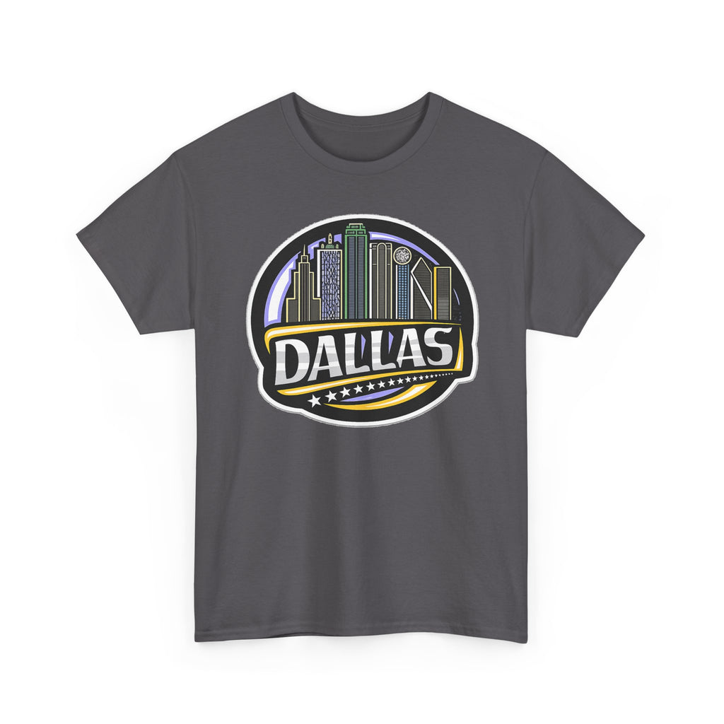 Dallas Skyline Tee — Vintage City Skyline Graphic T-Shirt