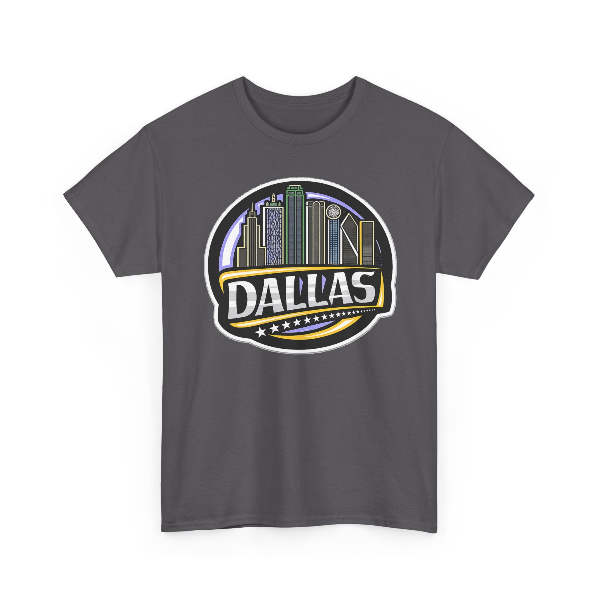 Dallas Skyline Tee — Vintage City Skyline Graphic T-Shirt
