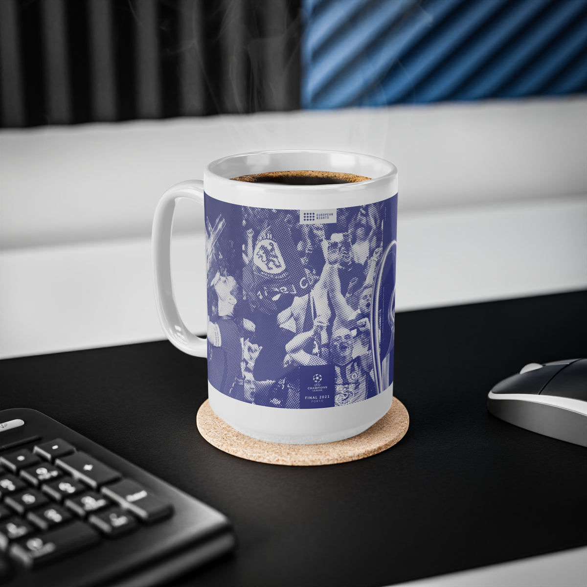 2021 Champions League Winners Programme Cover inspired Ceramic Coffee Mug — (11oz & 15oz)