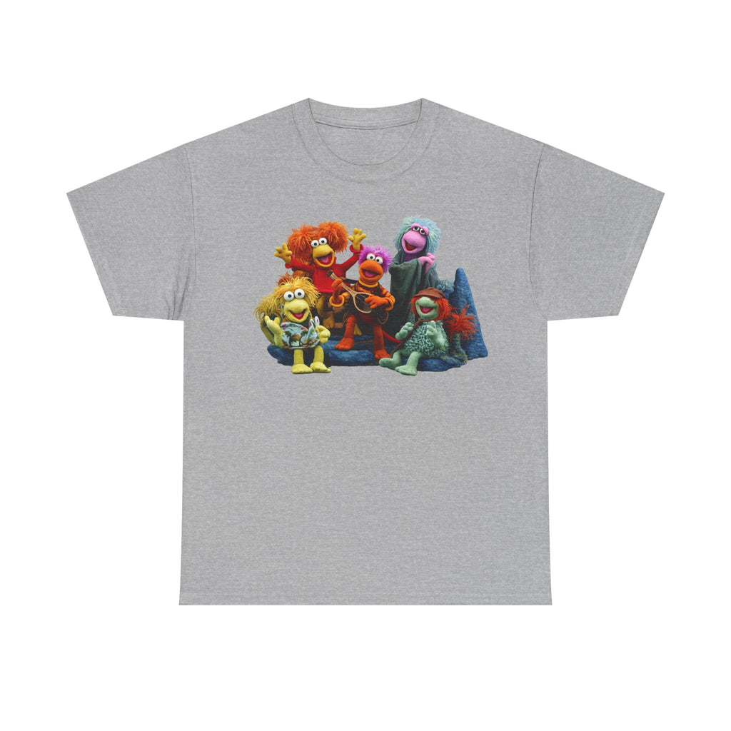 Fraggle Rock Muppet Crew Graphic Tee — Vintage Puppet Group T-Shirt
