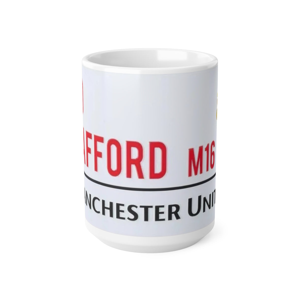 Old Trafford Mug — Manchester United Football Stadium Ceramic Coffee Cup (11oz & 15oz)
