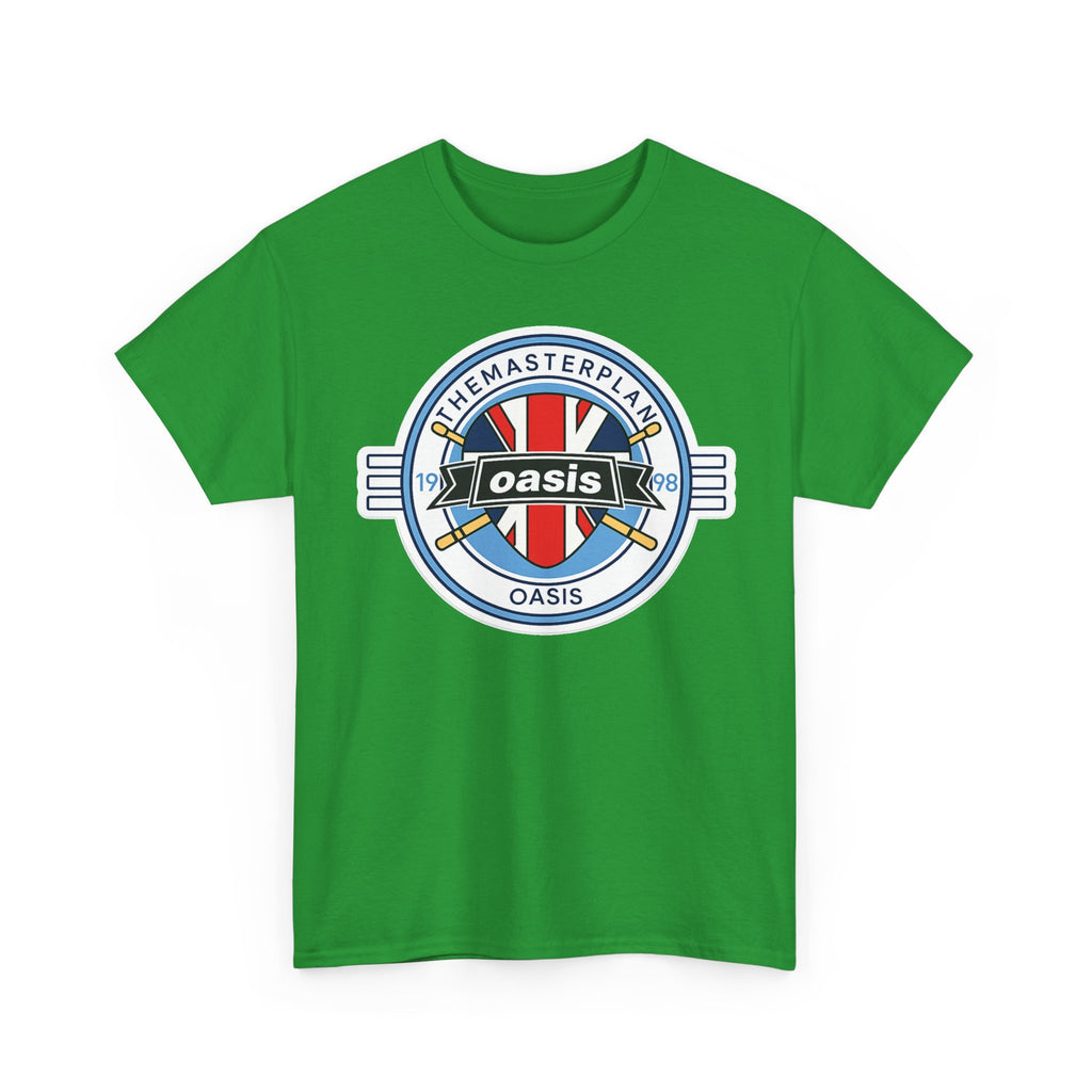 Oasis Union Jack Band Tee – Retro Rock Logo T-Shirt