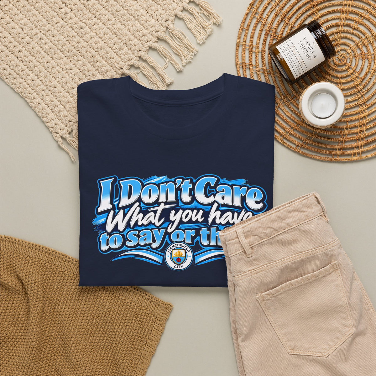 "I Don’t Care What You Have to Say or Think" CTID Graphic T-Shirt — Bold Statement Tee for Rebels & Sports Fans