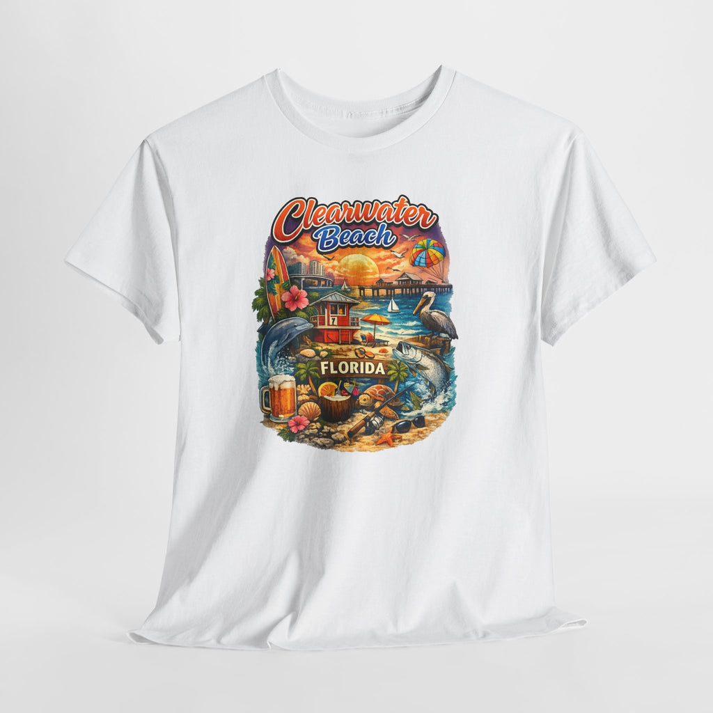 Clearwater Beach Florida Vintage Vacation T-Shirt
