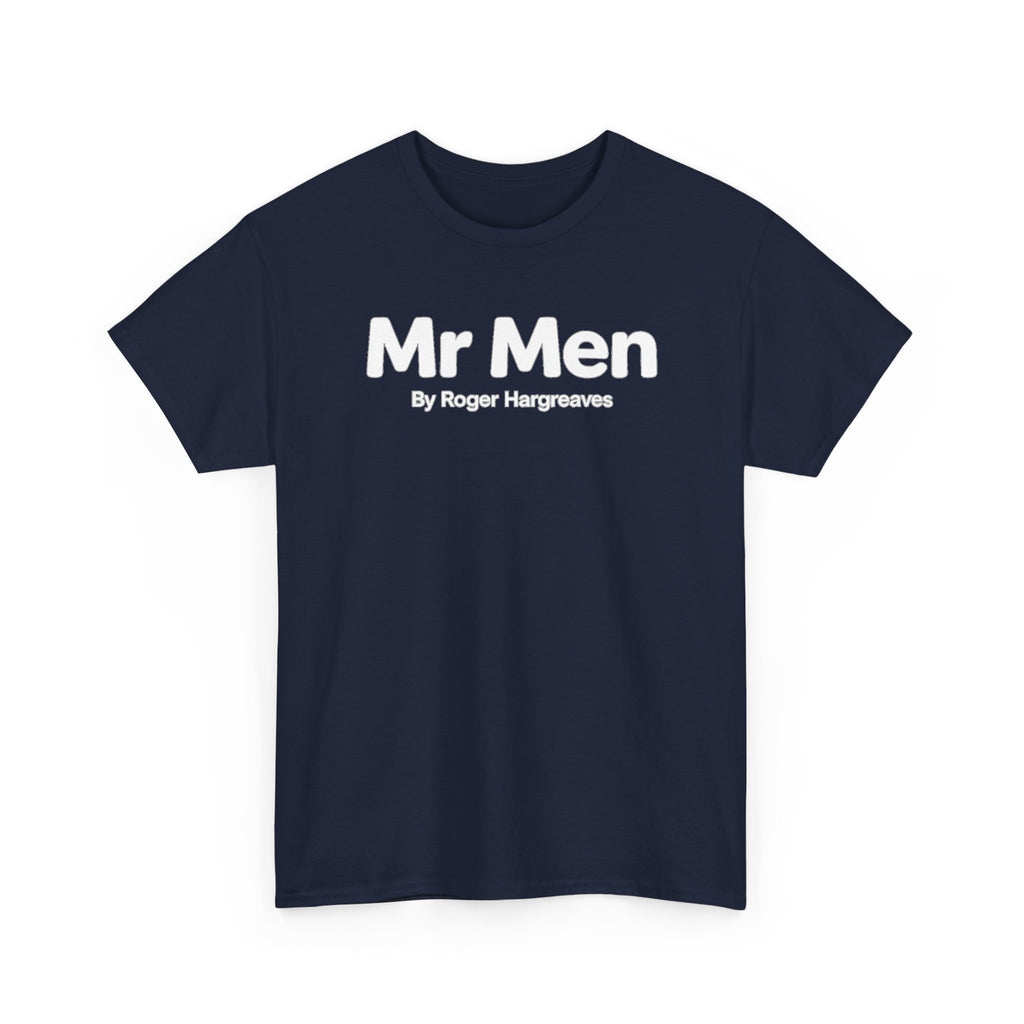Mr Men T-Shirt – Retro 'Mr Men by Roger Hargreaves' Logo Tee