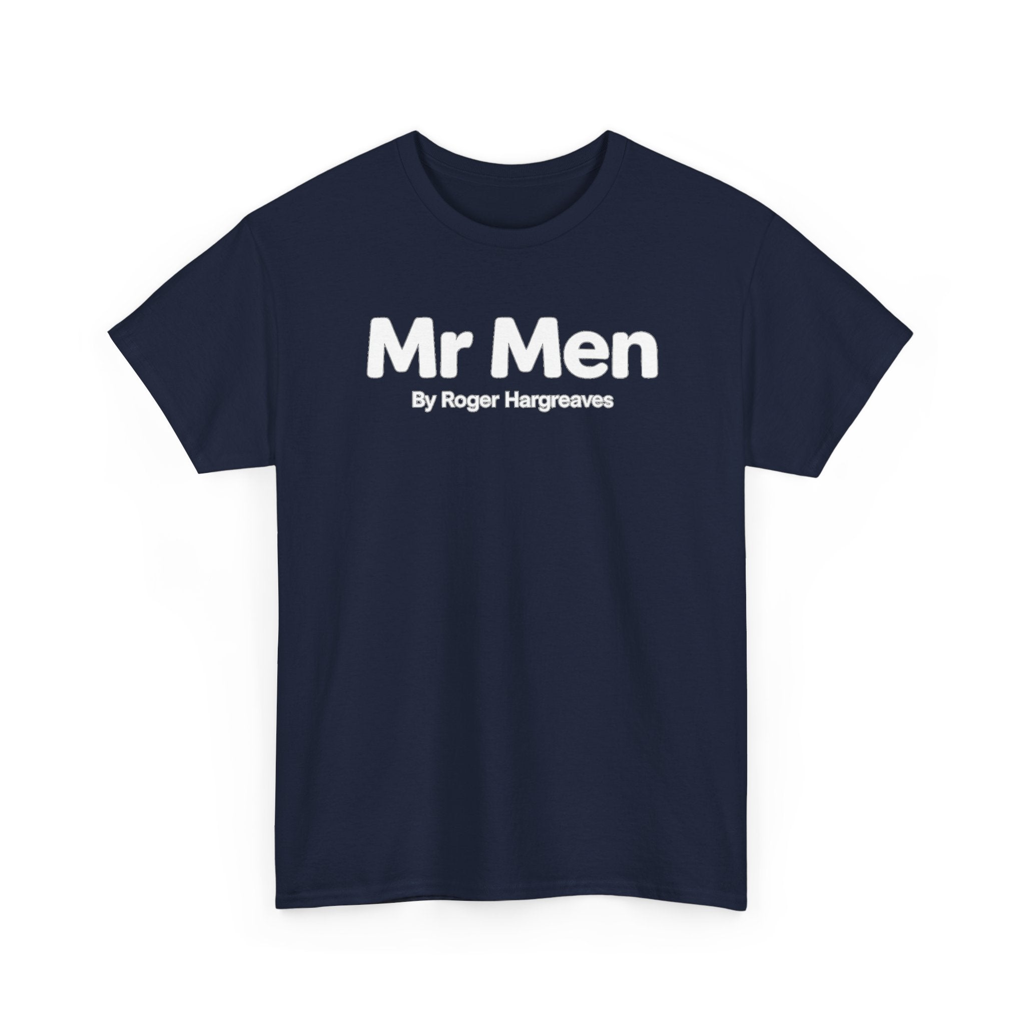 Mr Men T-Shirt – Retro 'Mr Men by Roger Hargreaves' Logo Tee