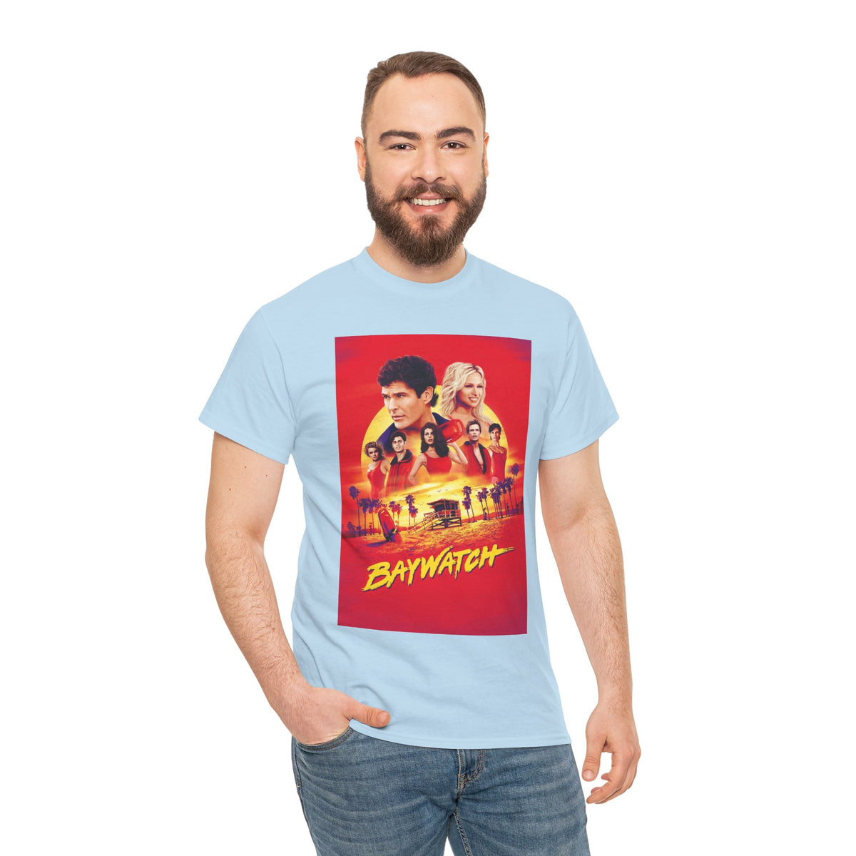 Baywatch Movie Poster Cotton T-Shirt