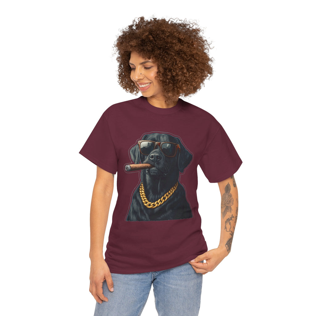 Cool Rottweiler Smoking Cigar Graphic Tee — Dog Lover Streetwear