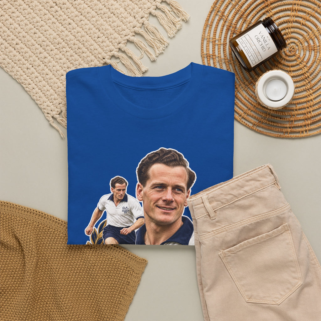 Sir Tom Finney Tribute T-Shirt – Vintage Preston North End & England Football Tee