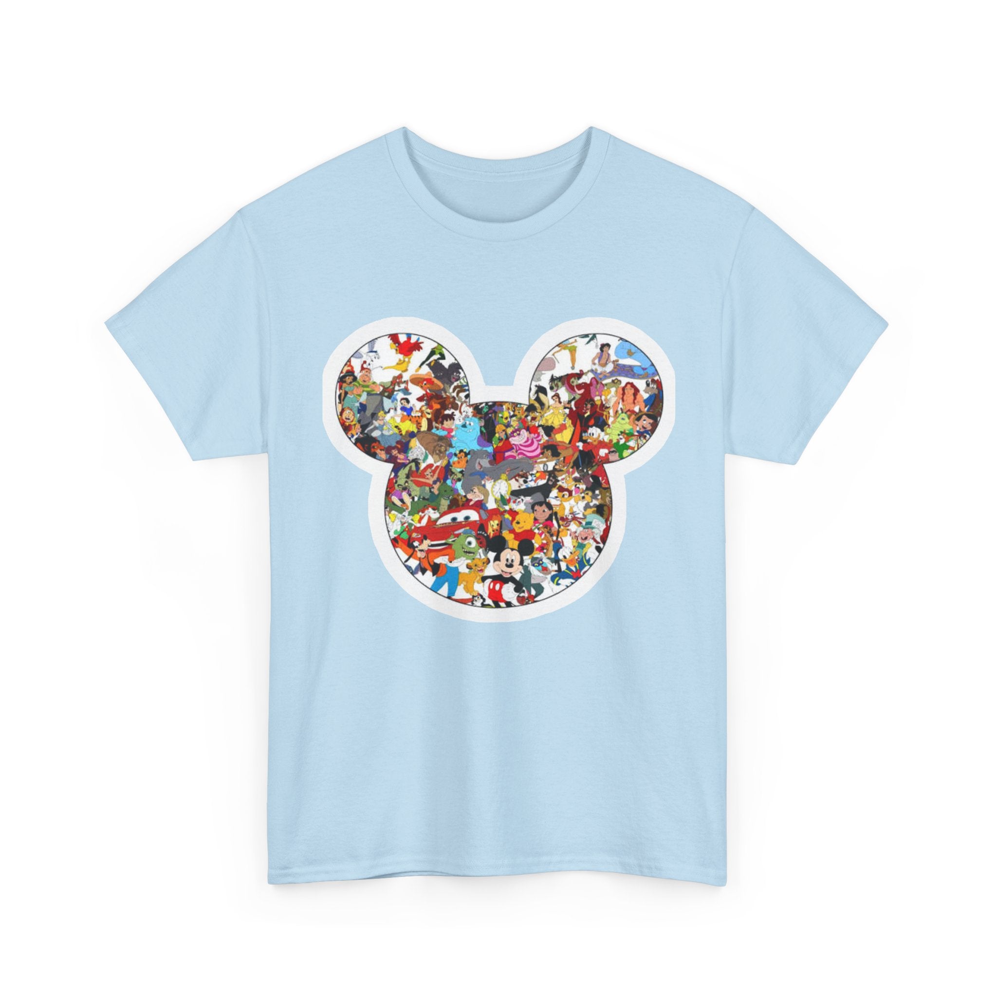 Mickey Collage T-Shirt — Vintage Disney Characters Graphic Tee