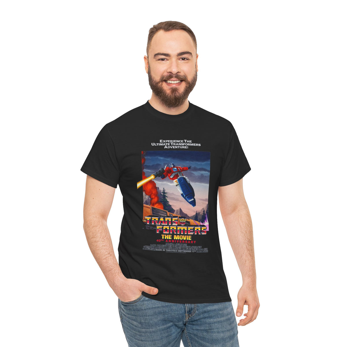 Transformers Conqueror Movie Tee — Retro Robot Poster Graphic T-Shirt