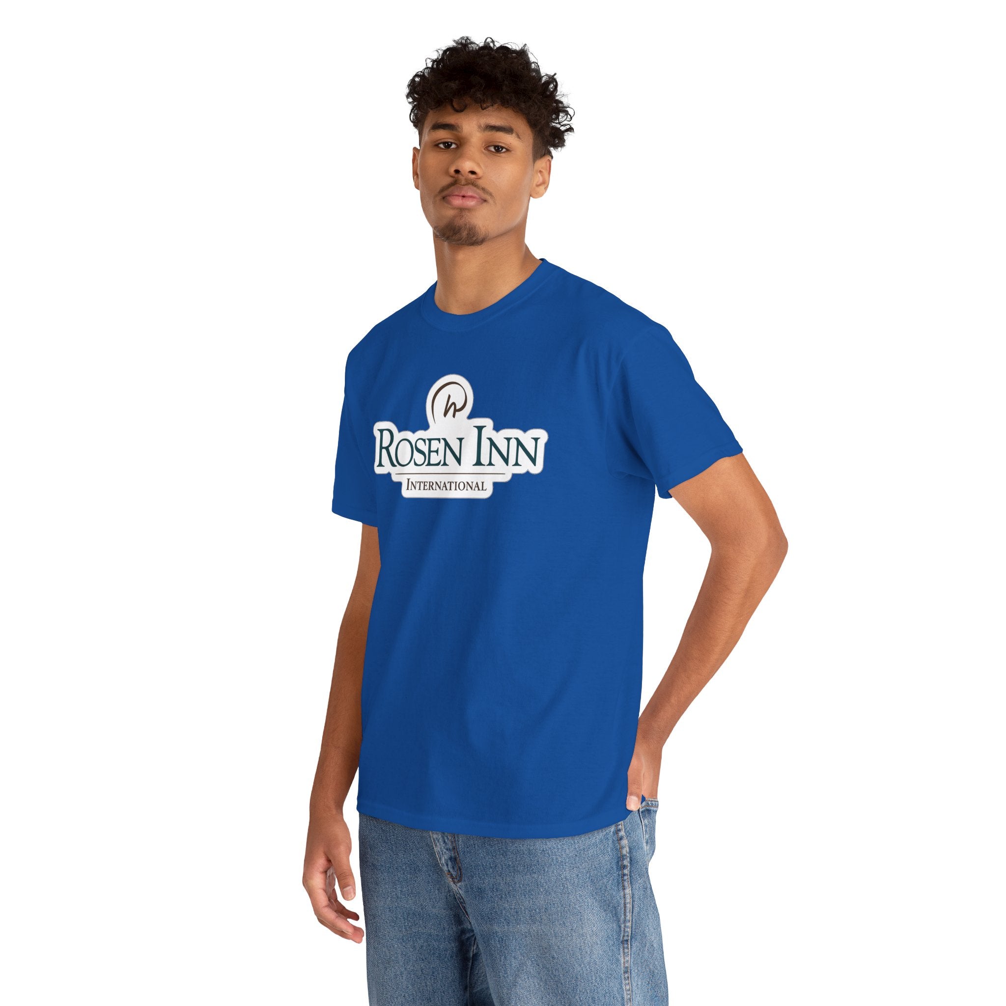 Rosen Inn International Inspired Logo Cotton T-Shirt Tee