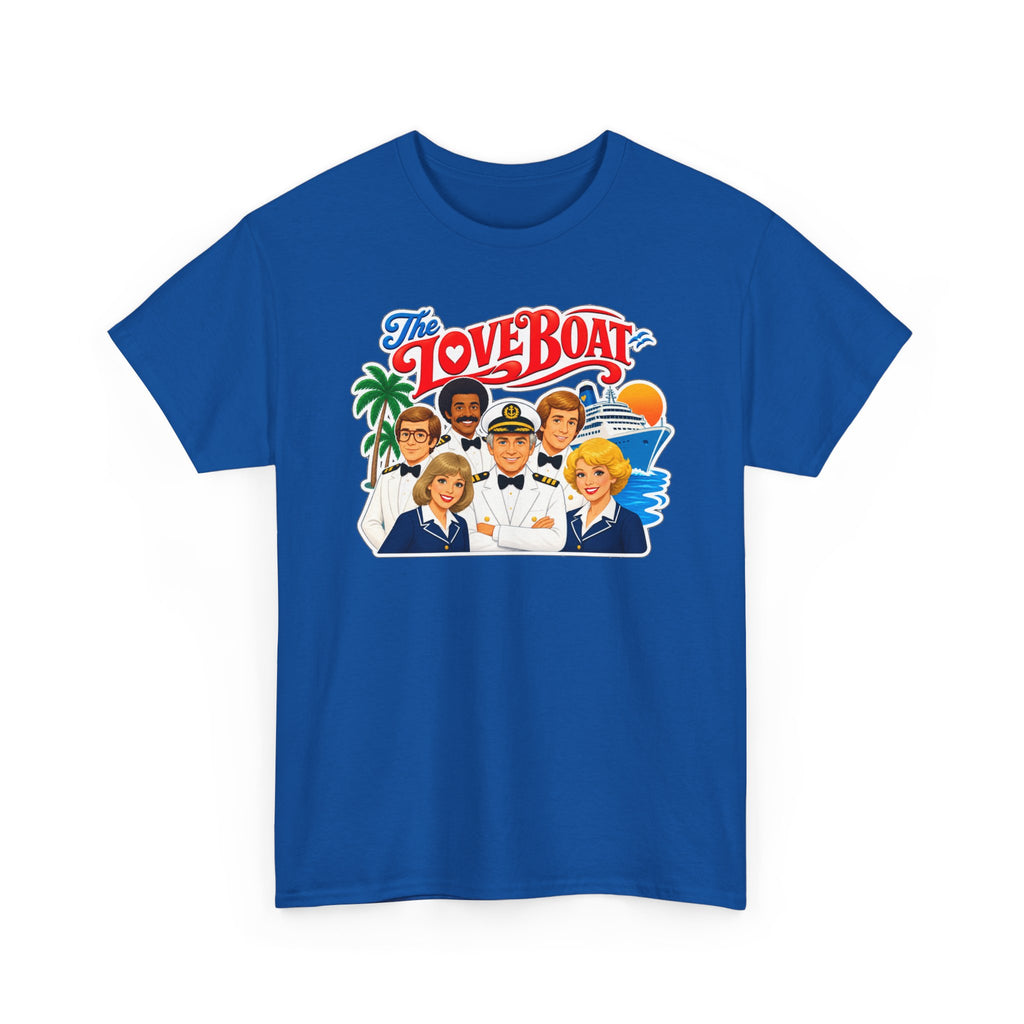 The Love Boat Crew Cotton T-Shirt — Retro TV Cruise Logo Tee