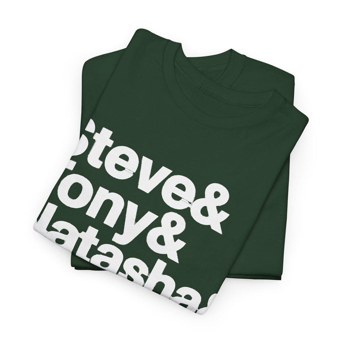 Avenger Names T-Shirt — Steve & Tony & Natasha & Bruce & Clint & Thor Tee