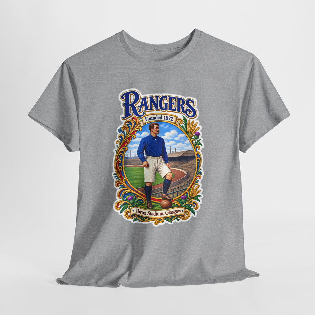 Rangers Retro Player Field Graphic Cotton T-Shirt