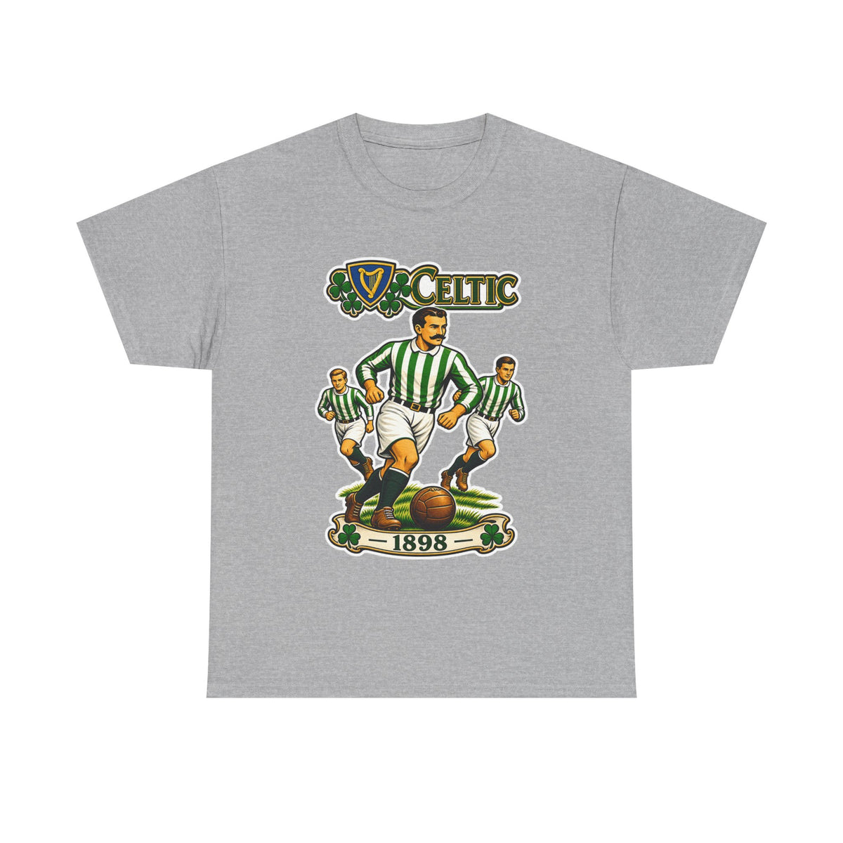 Celtic Football Retro Players Tee — 1898 Vintage Soccer Shirt