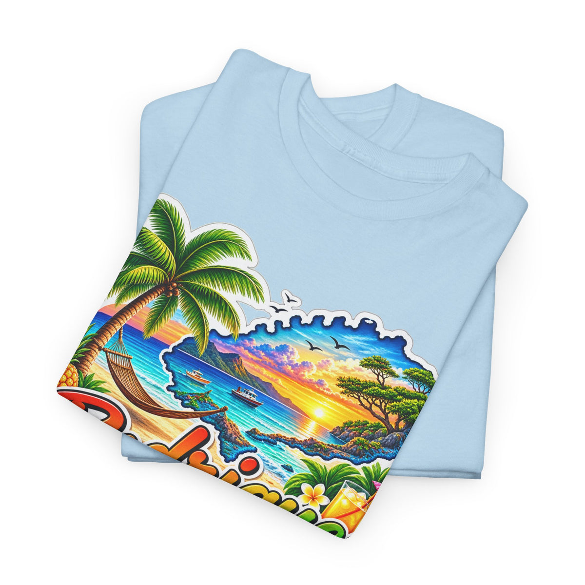 Rodrigues Island Tropical Tee — "Relax Your Soul" Beach Vacation T-Shirt