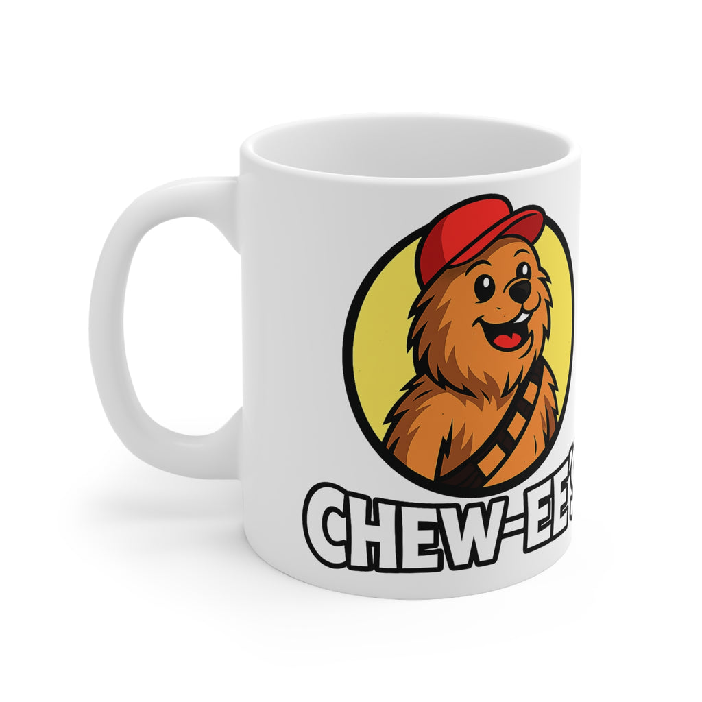 Chew-ee’s Chewbacca Mug — Cute Star Wars-Inspired Ceramic Coffee Cup (11oz & 15oz)