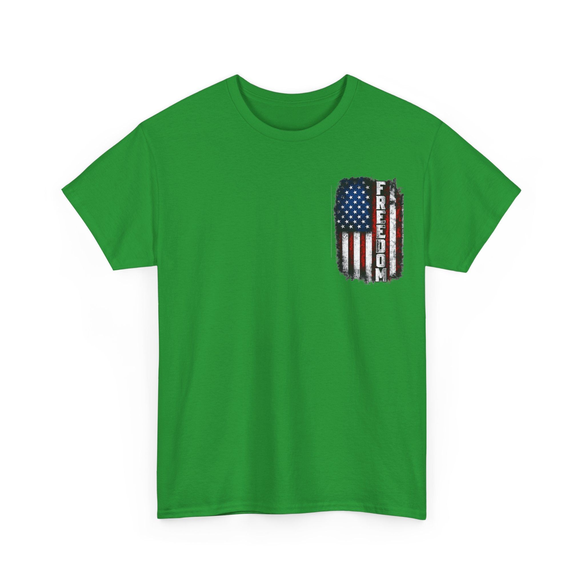 Freedom American Flag T-Shirt — Distressed USA Patriotic Tee