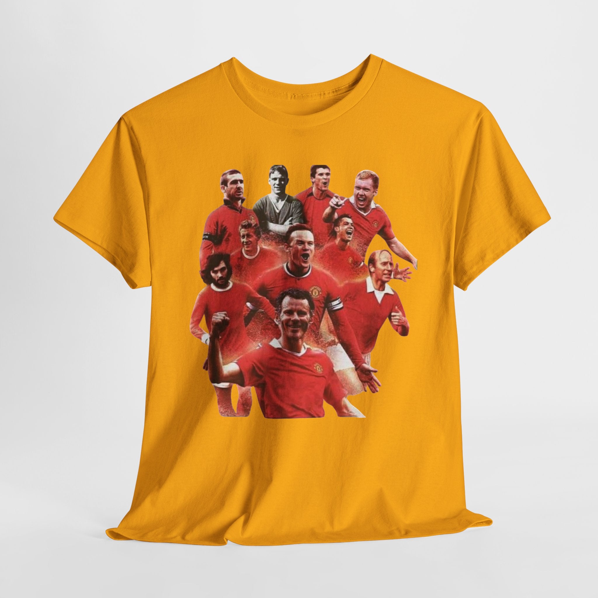 Manchester United Legends T‑Shirt — Retro Team Collage Football Tee