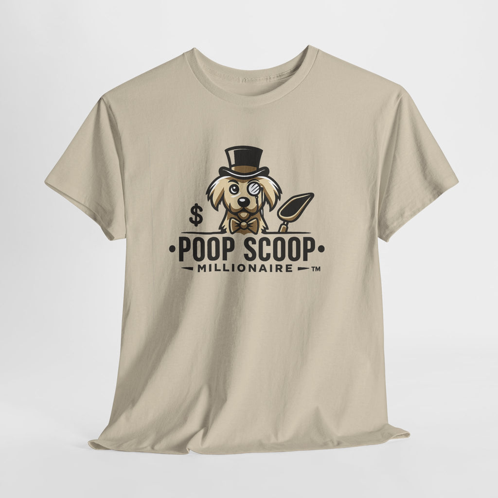 Poop Scoop Millionaire T-Shirt — Funny Dog Poop Scooping Tee