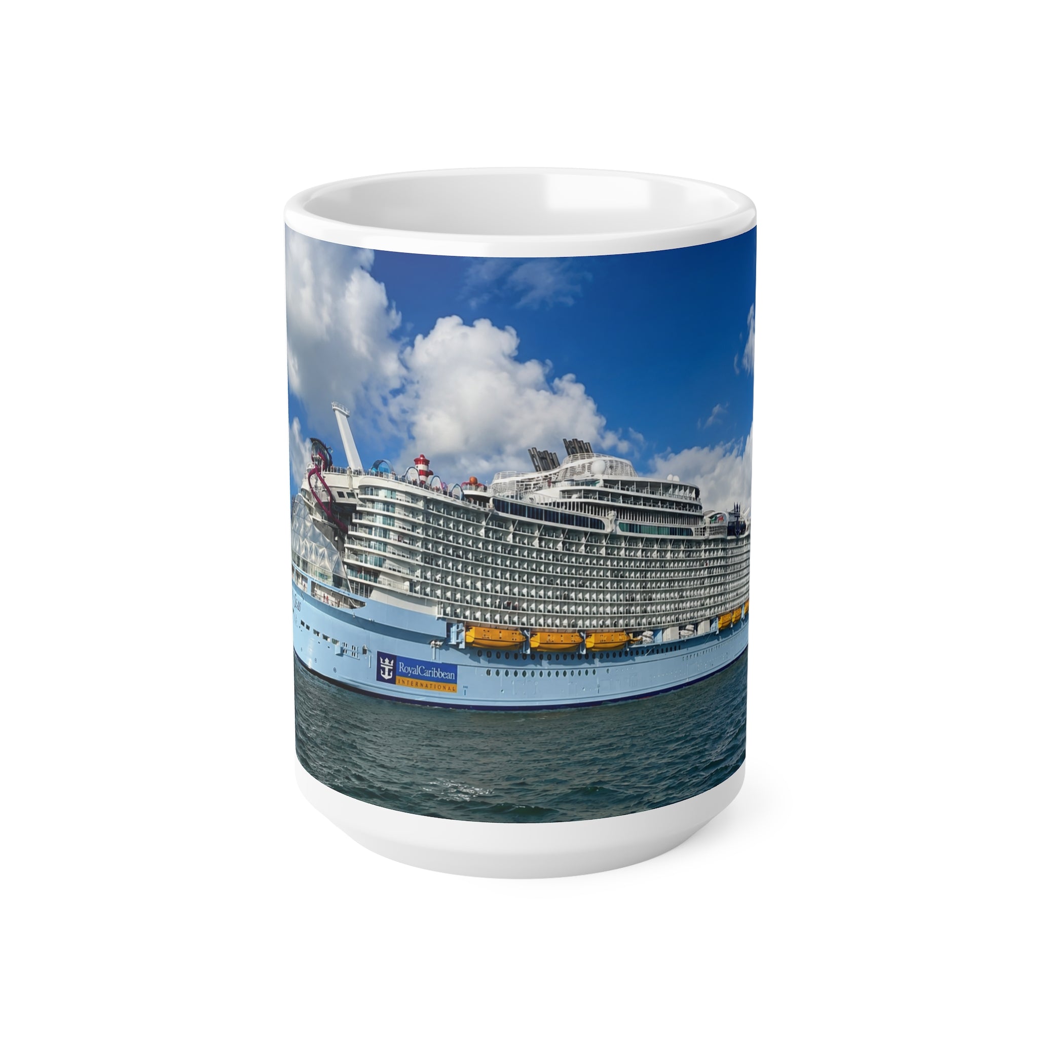 Royal Caribbean Cruise Ship Ceramic Coffee Cups, 11oz, 15oz