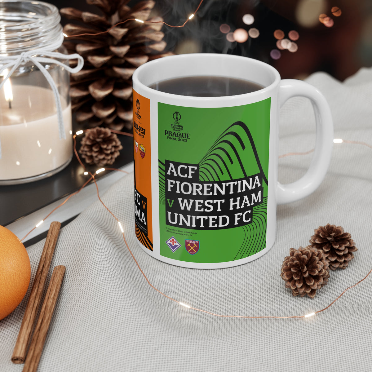 2023 UEFA Finals Programme Covers Inspired Ceramic Coffee Mug 11oz/15oz