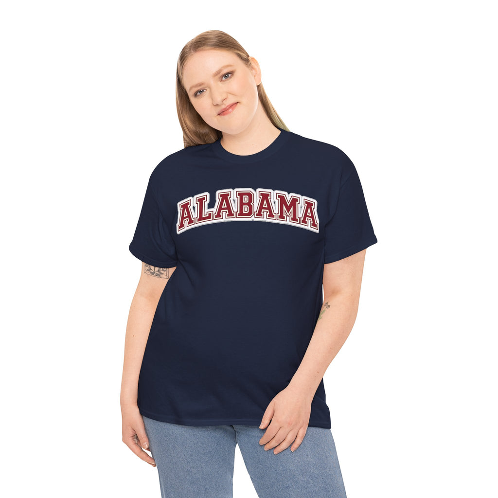 Alabama Arch Logo Tee – Crimson College Pride T‑Shirt