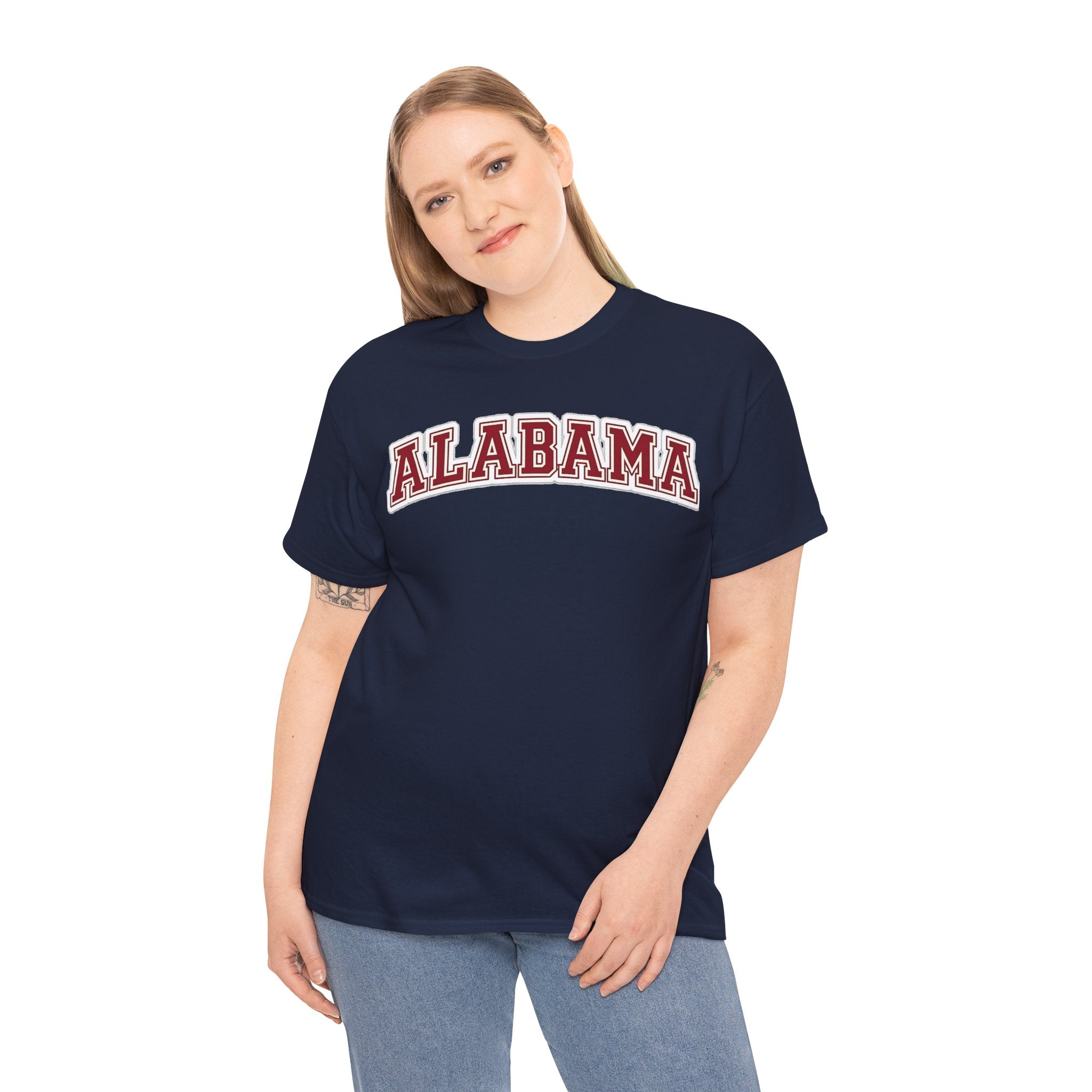 Alabama Arch Logo Tee – Crimson College Pride T‑Shirt