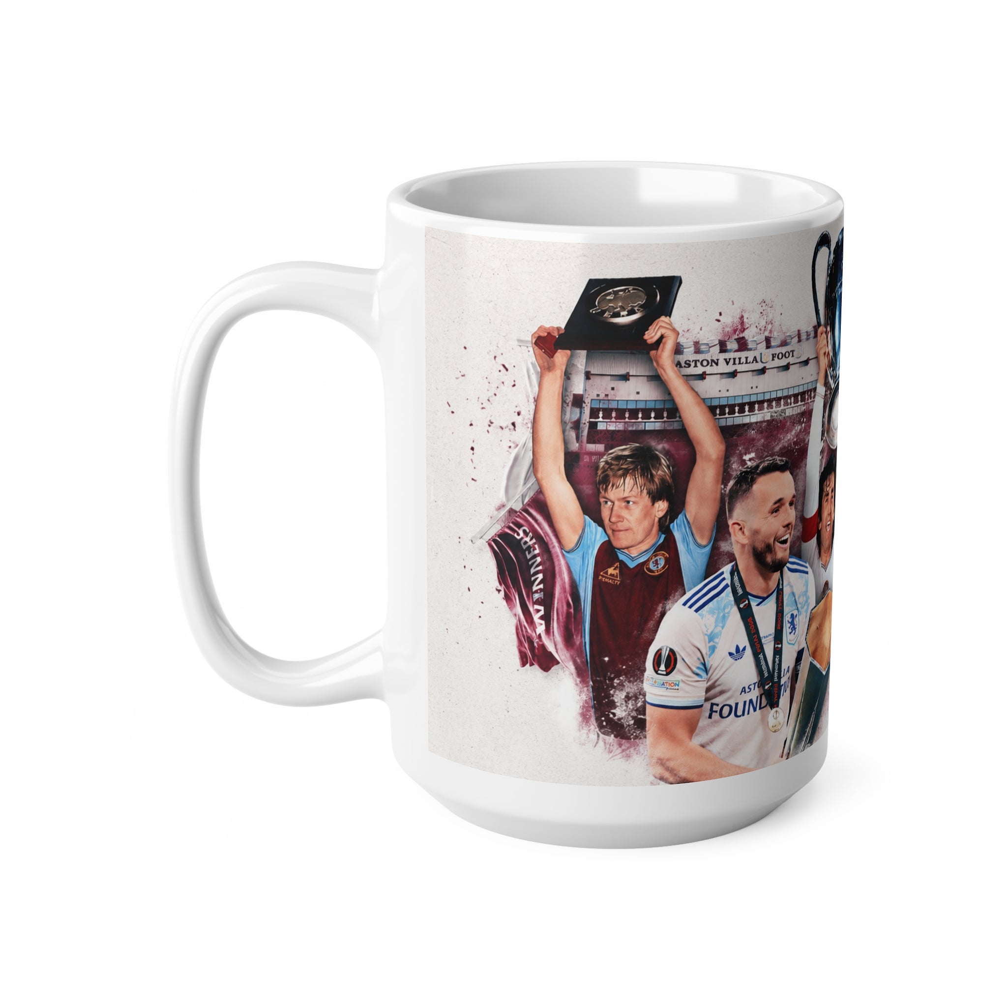 Aston Villa Captains Ceramic Coffee Mug — 11oz & 15oz