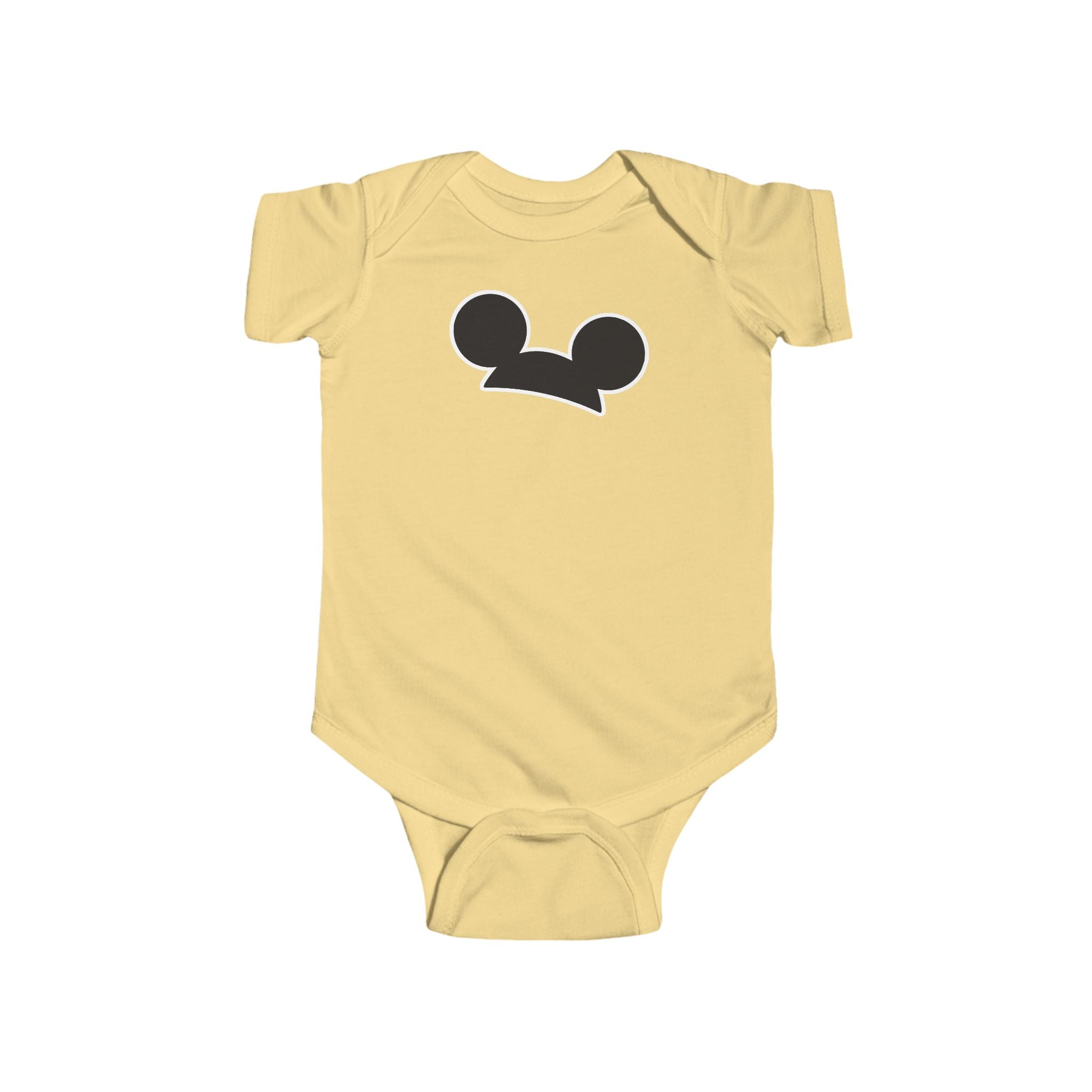 Mickey Ears Inspired Infant Fine Jersey Bodysuit