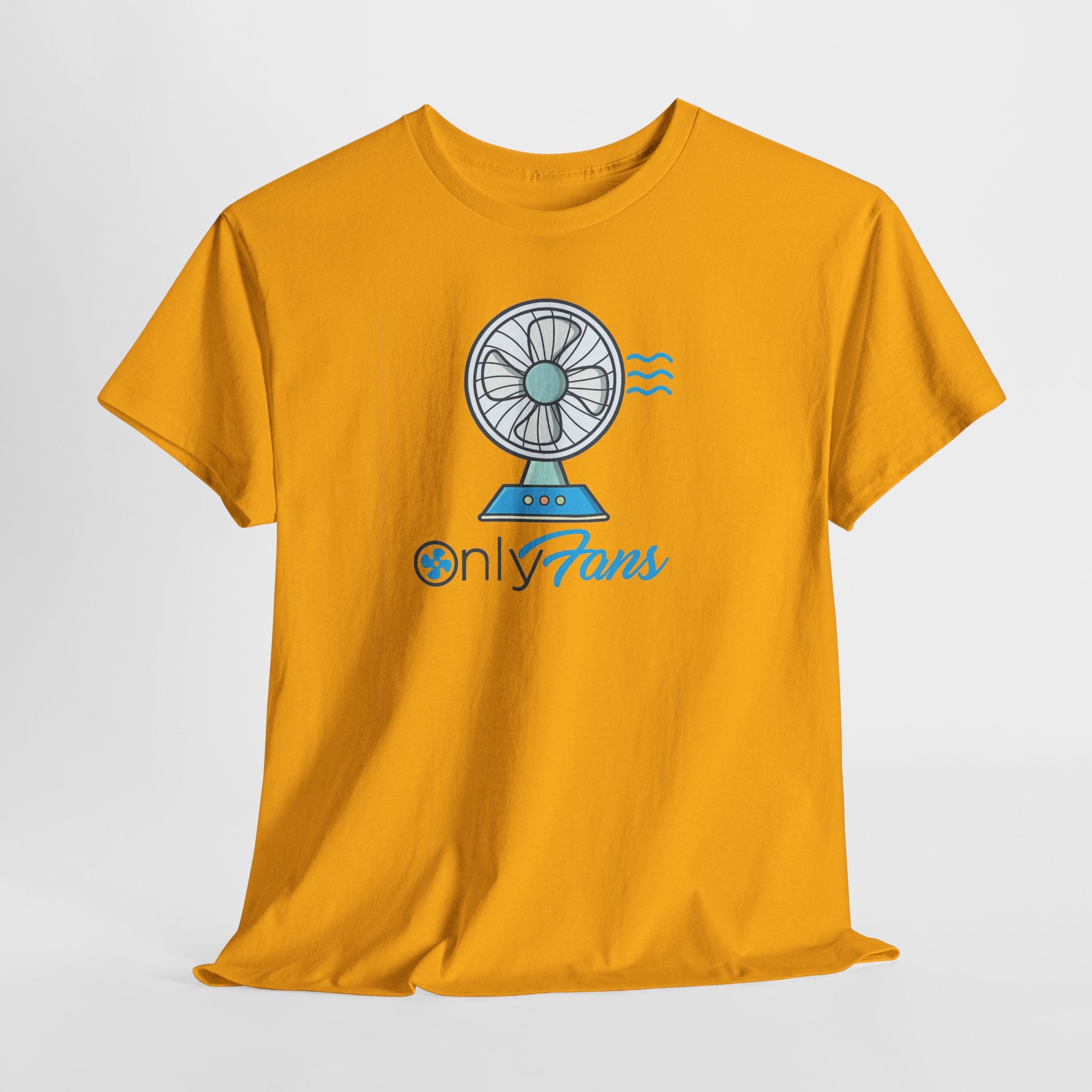 Only Fans Graphic Tee — Cute Fan Illustration Novelty T-Shirt