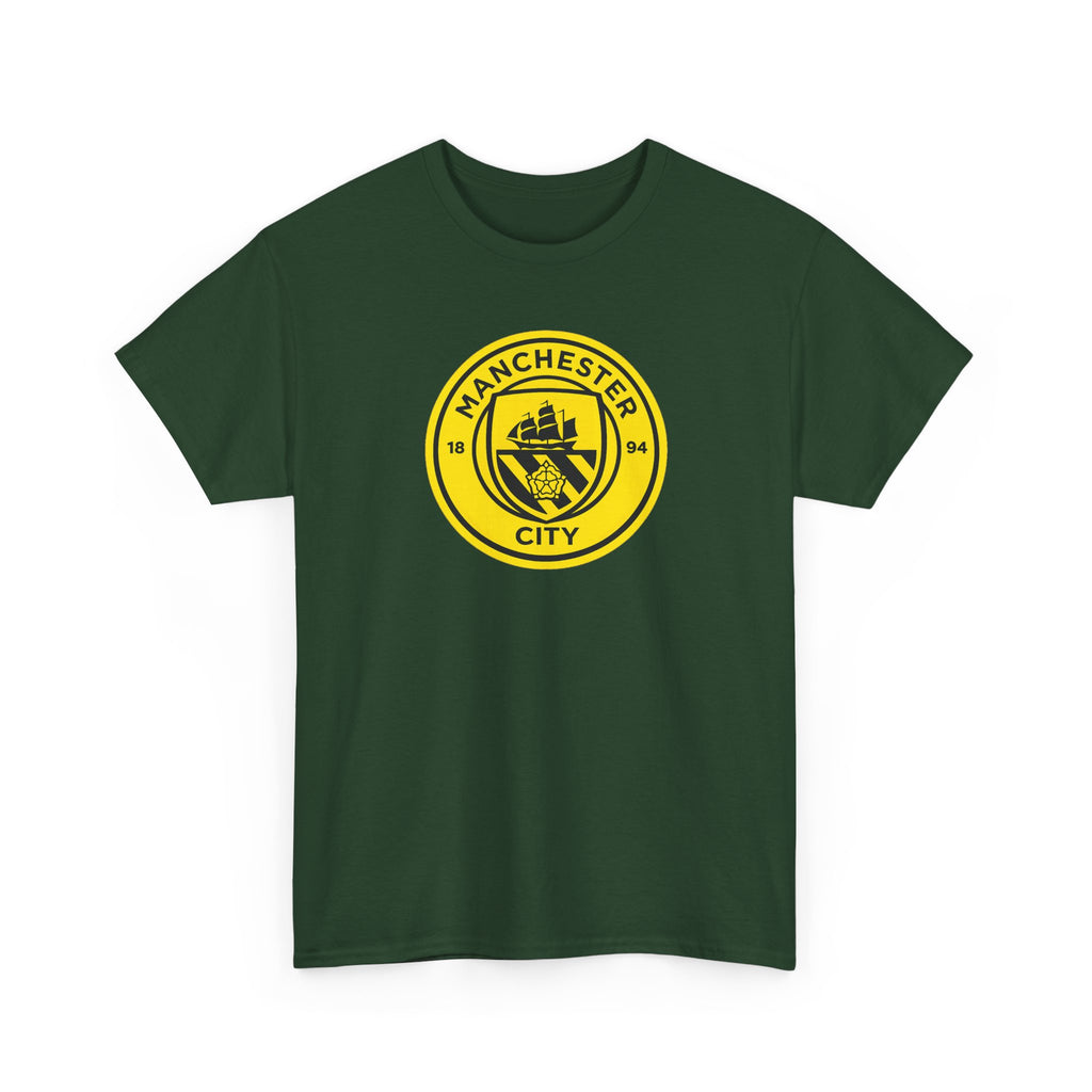 Manchester City Yellow Crest T-Shirt