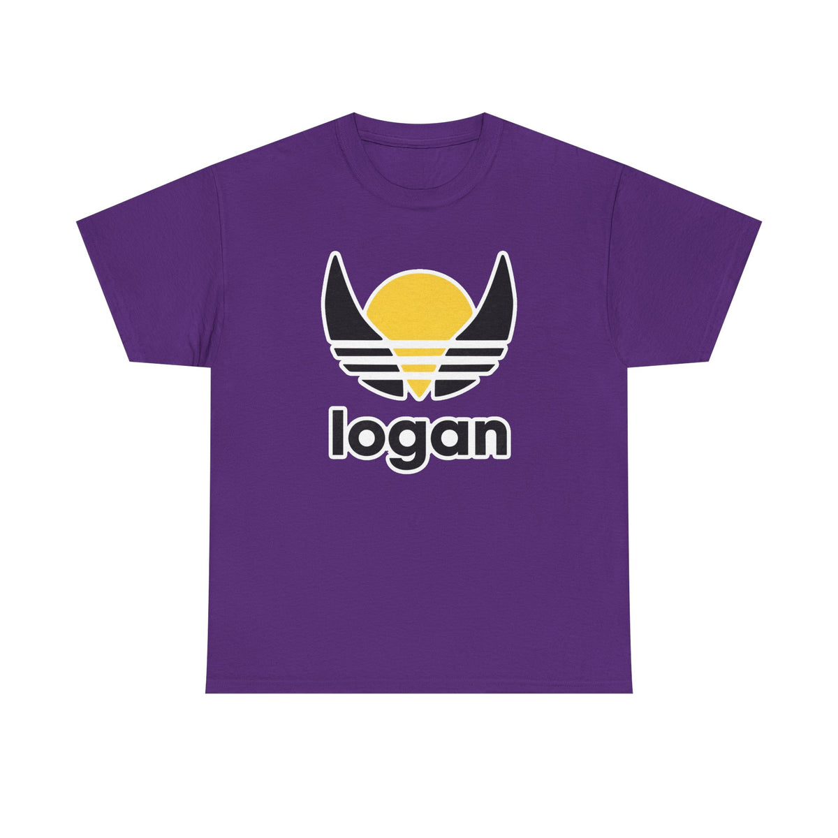 T‑Shirt — 'logan' Retro Sunrise Logo Cotton Tee