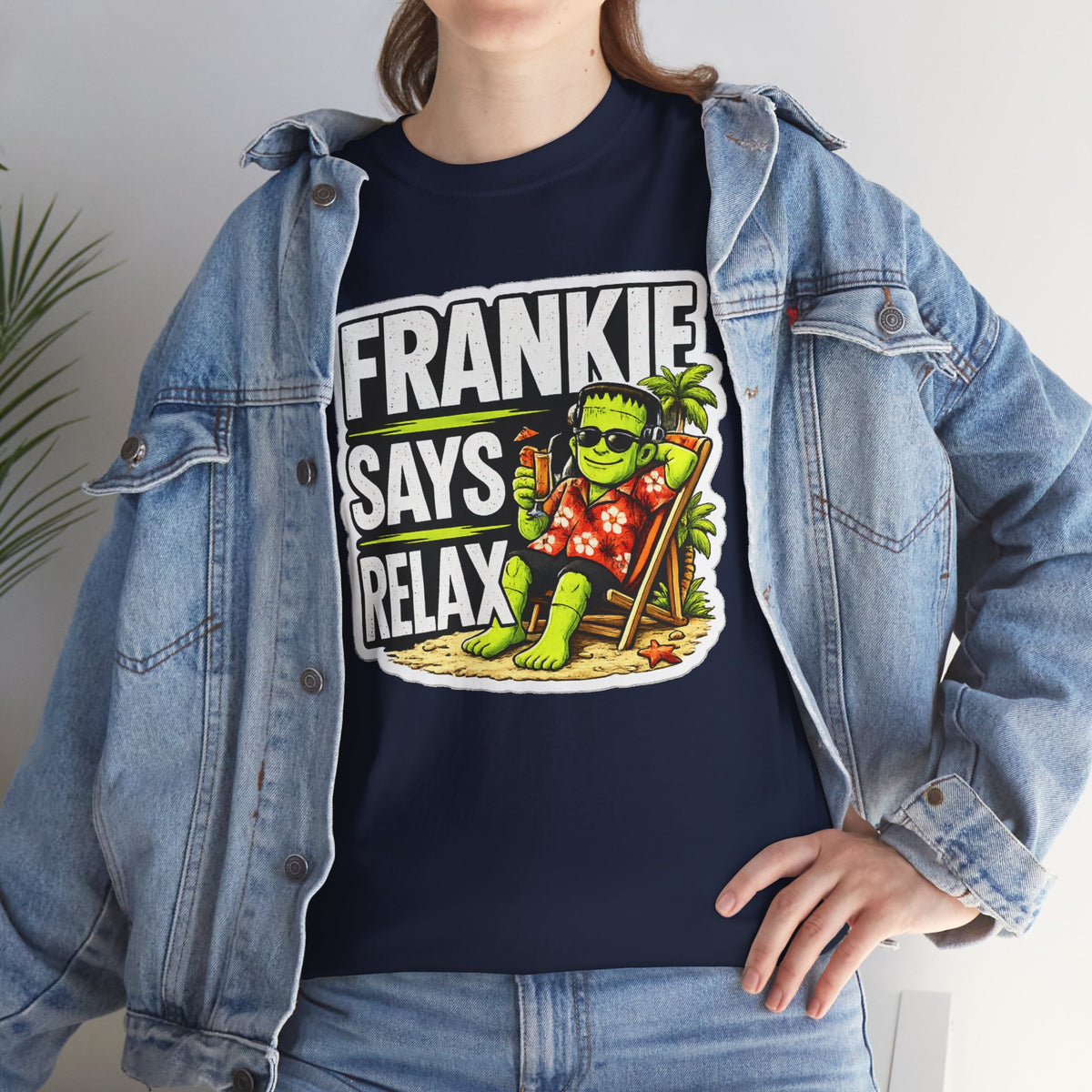Frankie Says Relax Funny Graphic Cotton T-Shirt