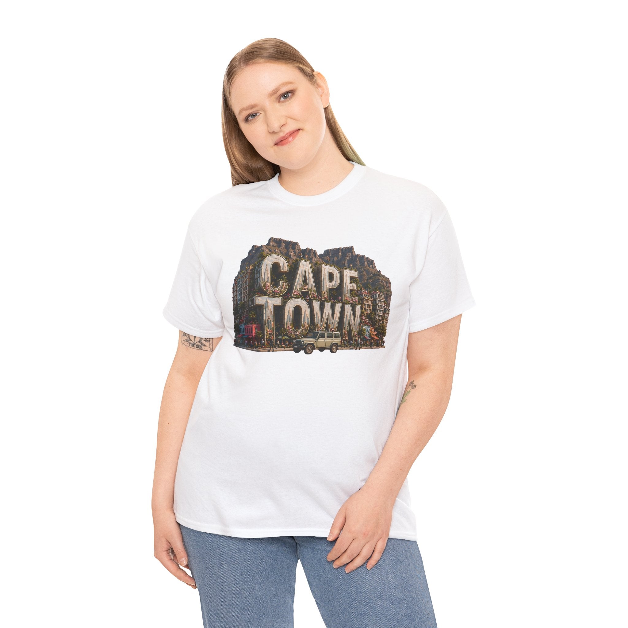 Cape Town Vintage Photo Tee — South Africa Travel Souvenir T-Shirt