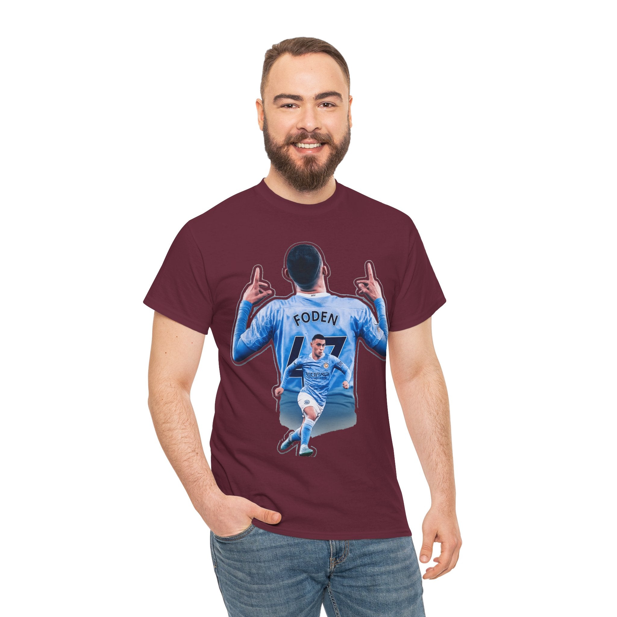 Phil Foden Soccer Fan T‑Shirt – Manchester City Jersey Graphic Tee