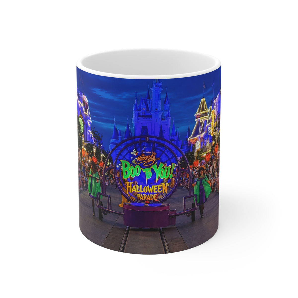Halloween Boo-To-You Parade Ceramic Mug — Spooky Disney Inspired Night 11oz/15oz